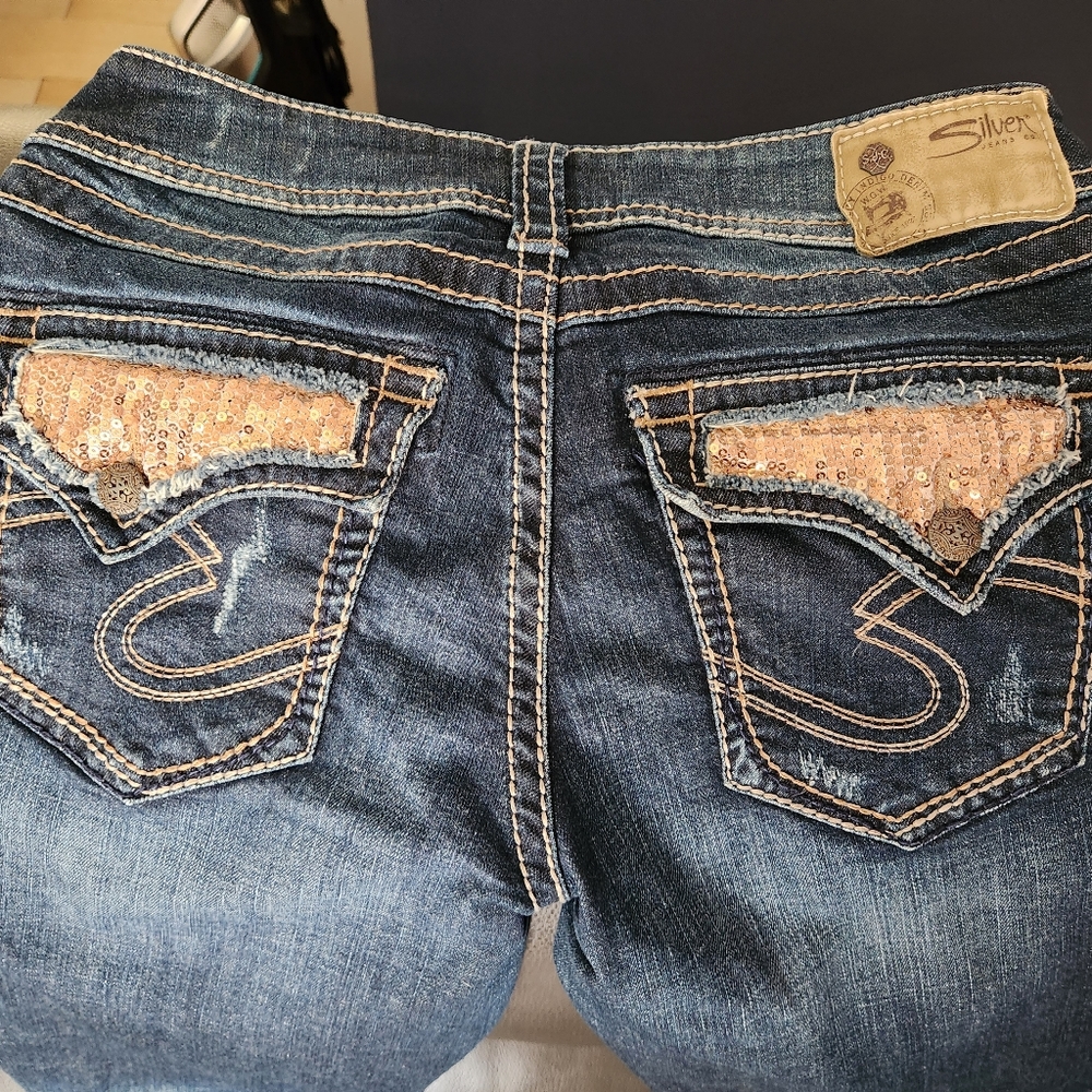 Silver suki jeans